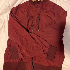H&M bomber purple jacket